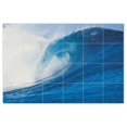 thumbnail image 1 of Wave Picture Ceramic Tile Mural Kitchen Backsplash Bathroom Shower 406311-XL64, 1 of 3