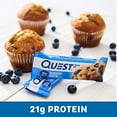 thumbnail image 5 of Quest Protein Bar, 20g Protein, Blueberry Muffin, Gluten Free, 12 Count, 5 of 10