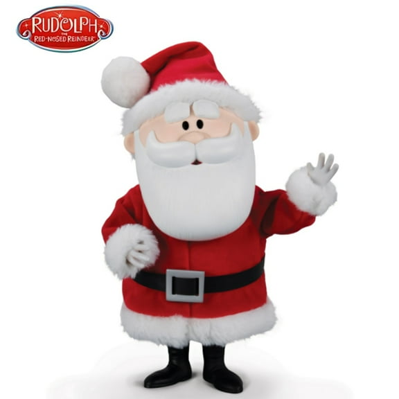 The Ashton-Drake Galleries Santa Rudolph the Red-Nosed Reindeer Figure Collection Issue #2 1:1 Scale Handcrafted Collectibles 11-inches
