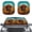 Bull In Flowers, variant on XYZCANDO Car Sun Shade with Peeking Cat Pattern, Two Piece Set for Truck and SUV, Blocks Sun Heat for Summer Trips