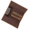 thumbnail image 2 of Estuche para bolígrafos BLESIY con 2 ranuras de cuero PU grande, 2 of 8
