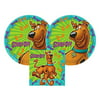 Scooby Doo Party Paper Plates and Paper Napkins, 16 Servings, Bundle- 3 Items