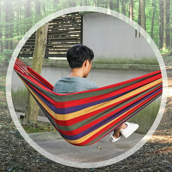 GETAJGHSD Camper Hammock Portable Multi-Functional Canvas Red 1Set for Travel