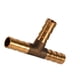 thumbnail image 3 of TKSE Conector de unión de Manguera de 3 vías, Pieza en T de latón Conector de unión de Manguera de Combustible de 3 vías para tubería de Gas de Aceite de Aire comprimido(8mm), 3 of 5