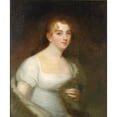 thumbnail image 3 of Thomas Sully 15x17 Black Modern Framed Museum Art Print Titled - Mary Abigail Willing Coale (1809), 3 of 5
