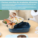 thumbnail image 5 of Lonchera Contenedor Termico Almuerzo Niños Acero Inoxidable AZUL, 5 of 5