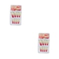 thumbnail image 1 of Seitruly 1 Juego de Puntas Francesas para Uñas con Gradiente y Calcomanías Extraíbles Tipo 2 Pegamento 2g Gelatina 24 Piezas, 1 of 5