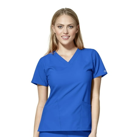 

WonderWink W123 6255-Women s Basic V-Neck Scrub Top