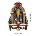 thumbnail image 3 of TNDBKQWR Religious Christmas Gifts Nativity Scene, Ornament Gift Funny Christmas Ornaments, 15cm Christmas Nativity Scene Decorations(1PCS), 3 of 6