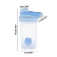 thumbnail image 3 of Kraoden Portable Protein Shaker Bottle, Leak-proof, Easy to Clean, Multifunctional Mixing Cup for Fitness and Outdoor Activities, ABS Material, Ideal for Protein Shakes and Beverages, 3 of 6