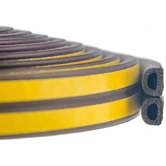 Keeping Fun Indoor Weather Stripping,Self Adhesive Foam Window Seal Strip for Doors and Windows Weatherstrip Gap Blocker,9mmx 6mm x19.6-Feet