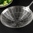 thumbnail image 3 of Stainless Steel Colander Skimmer Mesh Strainer Scoop Filter Spoon Oil Fry Noodle, 3 of 12