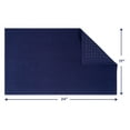 thumbnail image 3 of Cotton Paradise 100% Cotton 17x24 inch Non Slip Bath Mats for Bathroom, Soft Absorbent Quick Dry Machine Washable Floor Bath Mat, Navy Blue, 3 of 8