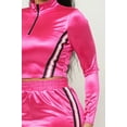 thumbnail image 4 of FASHNZFAB Front Zip Up Stripes Detail Jacket And Pants Set, 4 of 5