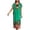 Green, variant on African Print Kaftan Dress Tunic, Long Maxi Plus Size Polyester Gown for Women, Casual Beach Party Nightwear with Kimono Style