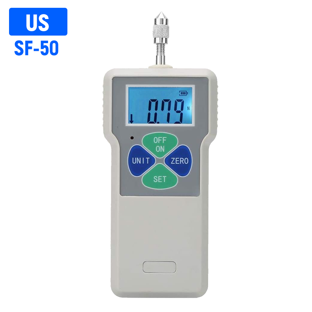 Digital Force Meter Push Pull Tester Gauge Portable Dynamometer