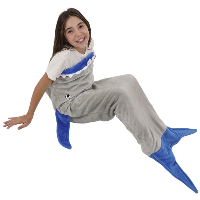 Frazada Bolsa Para Dormir Niños Baby Gaon Frazada De Tiburon Infantil Azul 148 cm x 121 cm