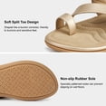 thumbnail image 4 of Ecetana Slide Sandals for Women Flip Flops Comfort Non-Slip Summer Casual Shoes Dressy Beach Sandals, 4 of 6