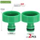 thumbnail image 1 of 1-2PCS New Garden Tap Quick Connector 1/2" 3/4" Male Female Thread Nipple Joint 1/4" Hose Pipe Fitting Irrigation Water Splitter He Qiyong unisex, 1 of 2