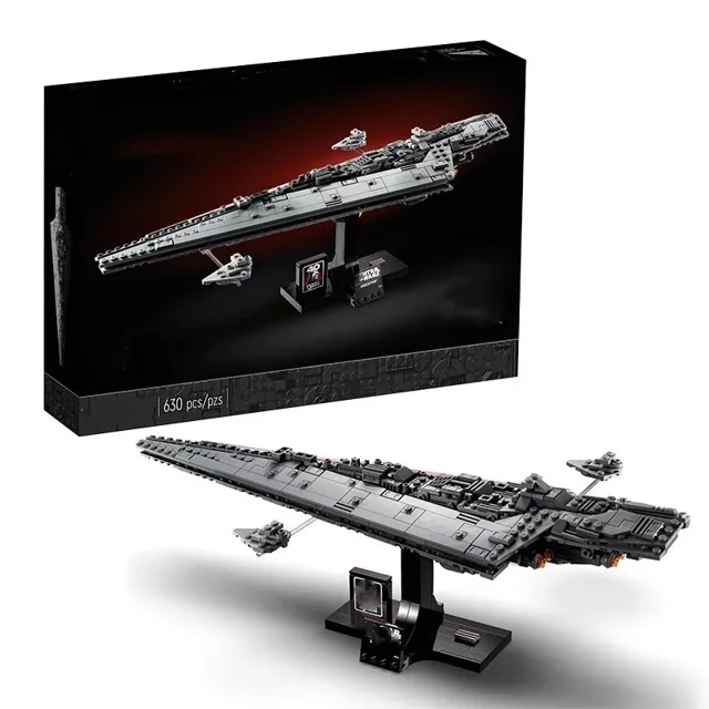 IN STOCK Executor Super Spaceship Building Blocks Model Fit 75356 630pcs Assembling Bricks Toys for Children Birthday Gift Set,with box