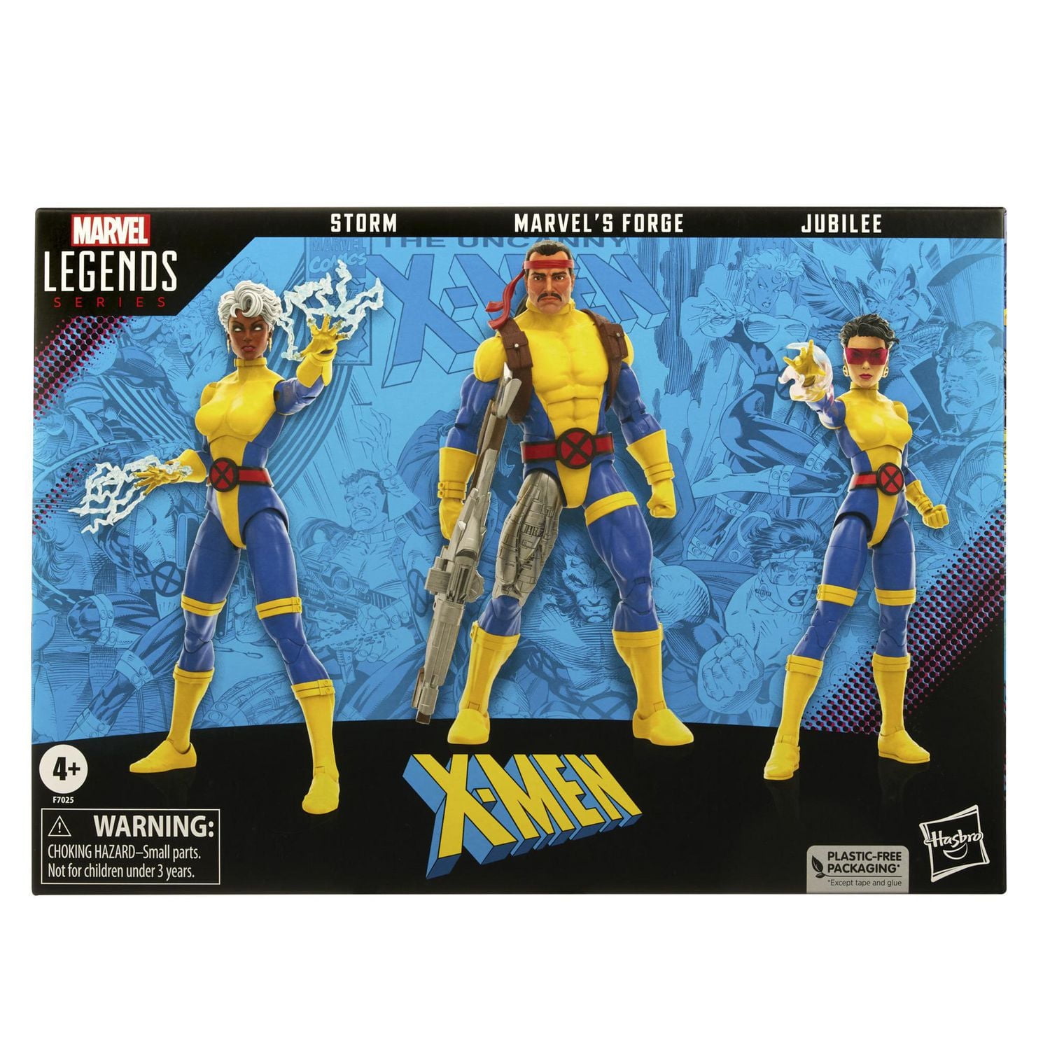 Hasbro Marvel Legends Series: Marvel’s Forge, Storm, & Jubilee X-Men Action Figures (6”), Ages 4 and Up