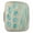 Light Green With Teal, variant on Acorn  Large Square Ceramic Knob - Green and Teal Sea Grass