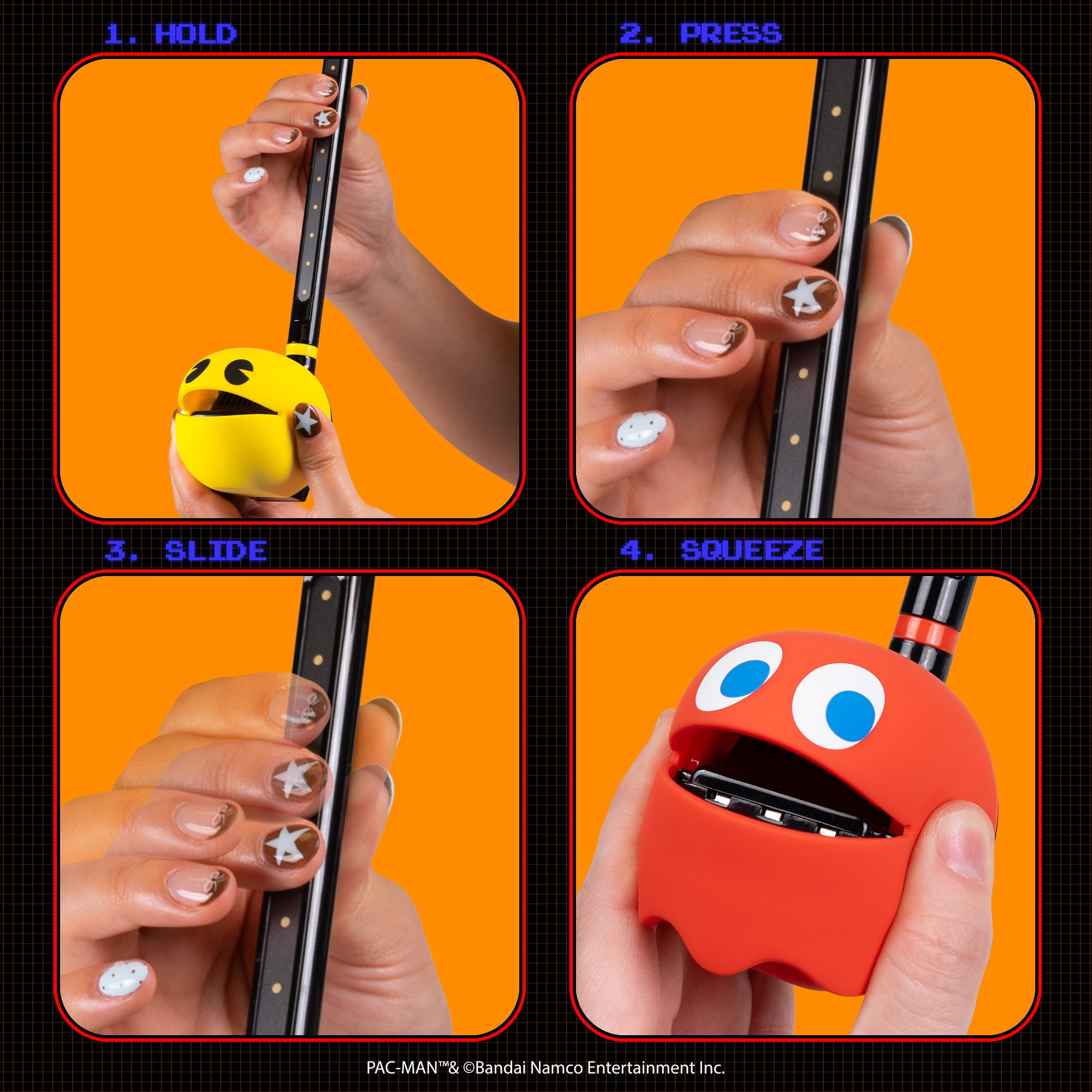 Otamatone PAC-MAN Electronic Portable Music Instrument / Synthesizer Toy from Japan by Maywa Denki (Officially Licensed) [English Instructions] - Blinky