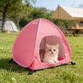 thumbnail image 6 of Portable Pet Tent Lightweight Dog Cat Shelter Breathable Mesh Sun Protection Foldable for Indoor Outdoor Camping Picnic Park Outing for Small Medium Dogs Cats Kittens Puppies Small Pets Supplies, 6 of 6
