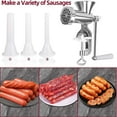 Manual Meat Grinder/Mincer with Sausage Maker for Homemade Burgers