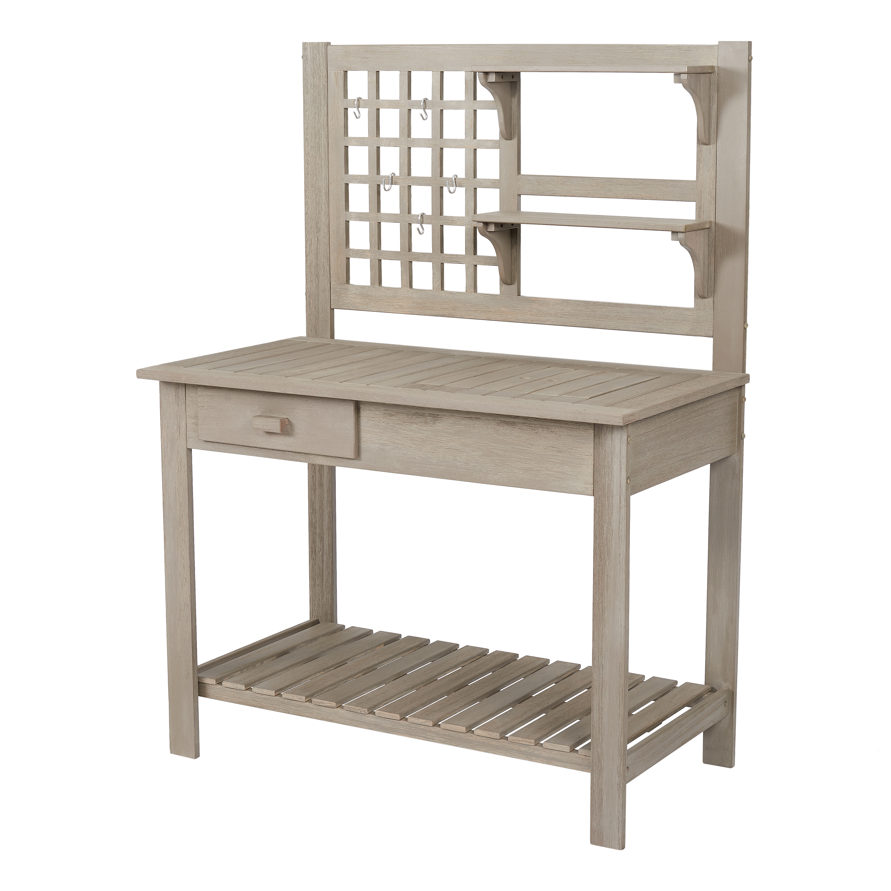 Better Homes & Gardens Gray Wood Potting Bench - image 2 of 8