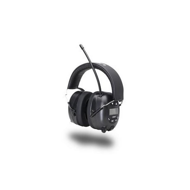 ION Audio Tough Sounds Hearing Protection Headphones, Black
