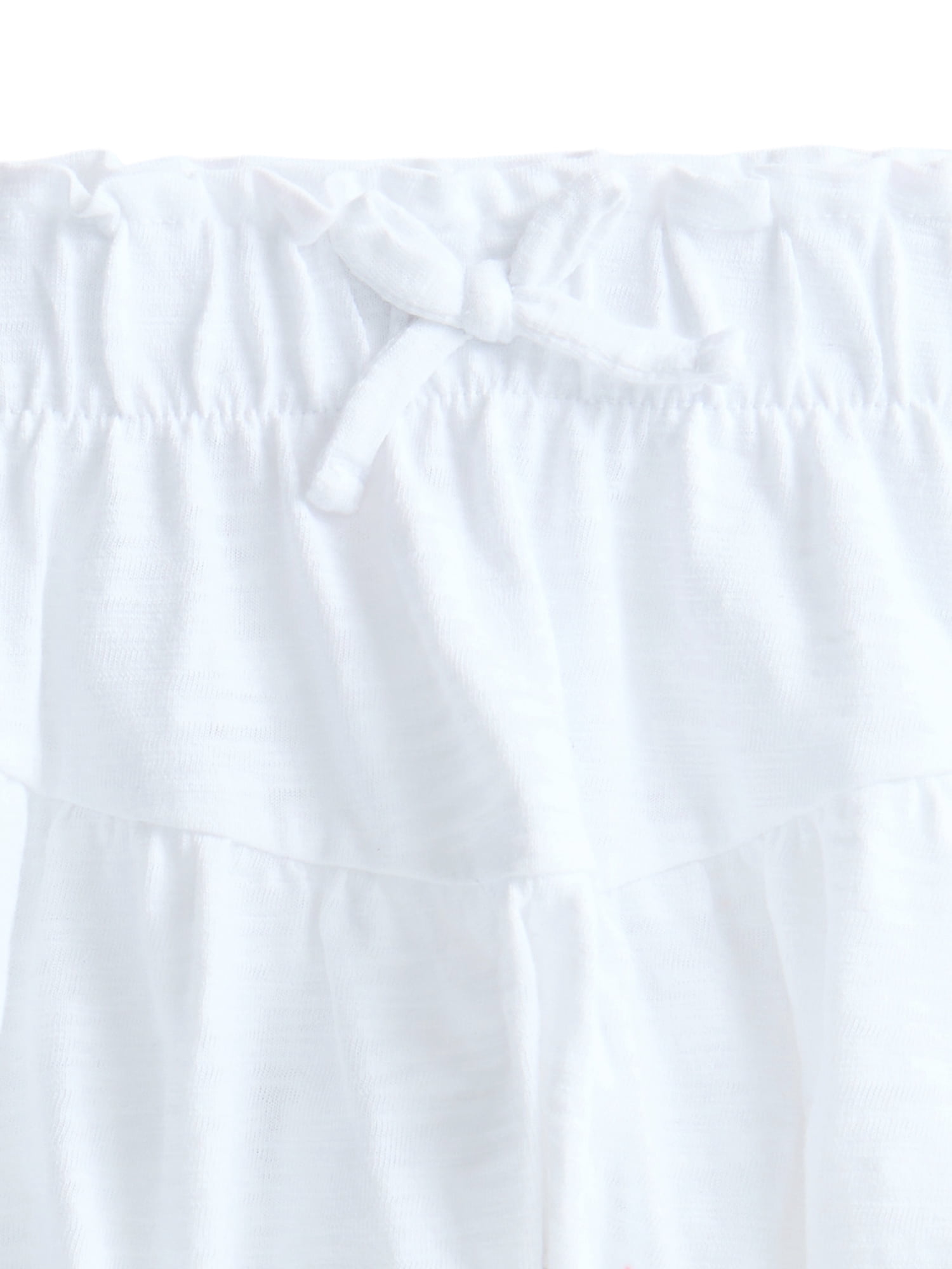 Wonder Nation Girls Ruffle Knit Shorts, Sizes 4-18