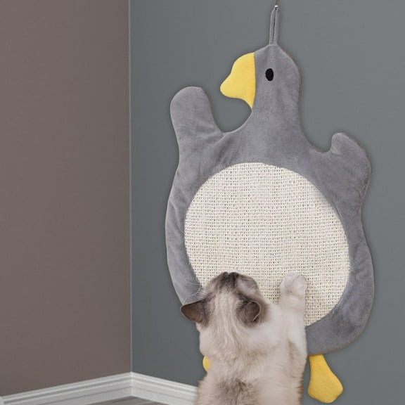 Tooyful Cat Scratcher Lounge Bed, Cat Scratcher Board Pad Scratching Bed Scratching Pad Lounger, Hanging Interactive Toy for Sleeping, Grinding Claw Gray