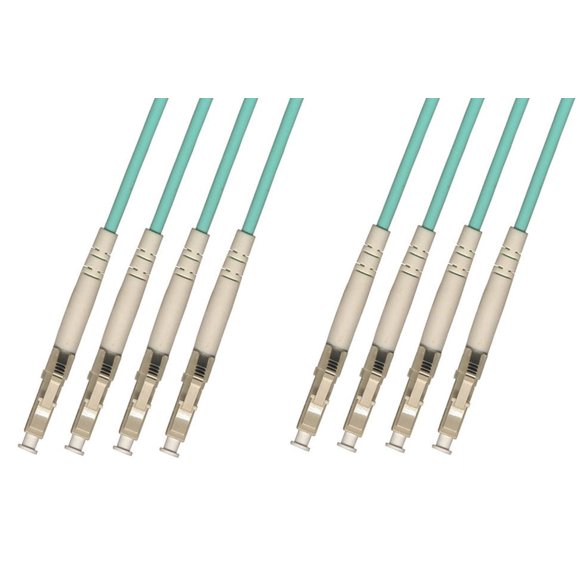RiteAV - Direct Burial/Outdoor LC-LC 4-Strand Fiber Optic Cable - 10Gb Multimode (50/125) - 25M