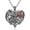 Black Love Spider Necklace, variant on Dark Heart-shaped Spider Diamond Pendant Necklace