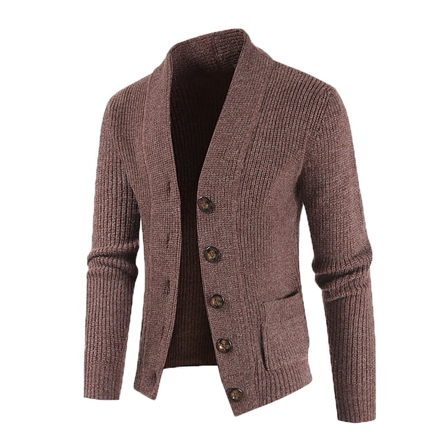 Otoño e invierno, nuevo suéter para hombre, cárdigan delgado grueso informal de manga larga Fridja BV0+3606