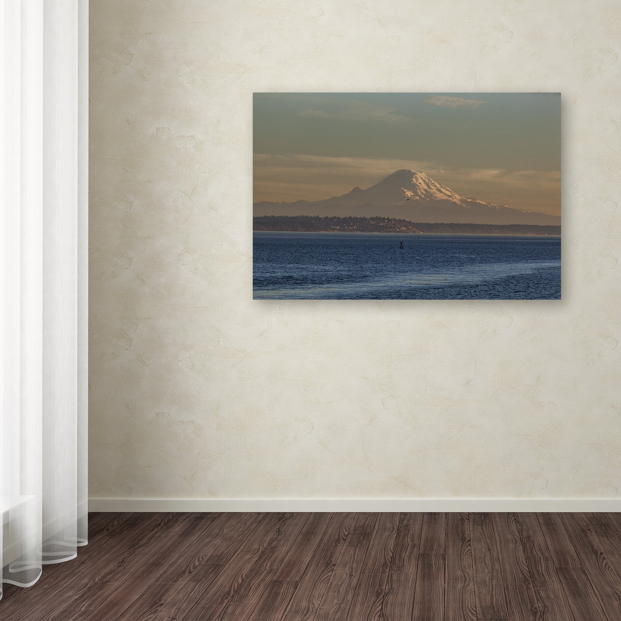 Yale Gurney 'Mt Rainier in Her Glory' Canvas Art
