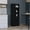 Black, variant on Engineered Wood Kitchen Storage with Three Doors / Organize Kitchen Essentials