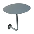 thumbnail image 3 of Luzkey 35cm Wall Mounted Table Sofa Side Table, Easy to Install with Screw Round Coffee Desk for Kitchen, Dining Balcony Small Space gray, 3 of 8