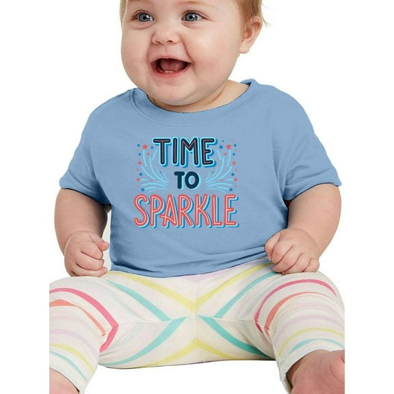 Time To Sparkle Fireworks T-Shirt Infant -Image by Shutterstock,  18 Months