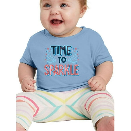 

Time To Sparkle Fireworks T-Shirt Infant -Image by Shutterstock 6 Months