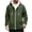 Green, variant on Men's Zip Up Fleece Hoodie Winter Warm Hooded Jackets Fashion Casual thermal Athletic Jacket with Pockets Sky Blue XL(XL)