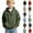 Army Green, variant on longantii Boys Quarter Zip Hoodies - Waffle Knit Kids Long Sleeve Hooded Sweatshirts Teens Pullover Tops Clothes Light Gray 8-9 Years