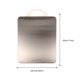 thumbnail image 2 of unbranded Tabla De Cortar De Acero Inoxidable Doble Cara Para Cocina Con Antideslizante Y Colgante Plateada, 2 of 6