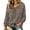 14# Black, variant on Women's Boho Polka Dot Blouse Lace Up V Neck Long Sleeve Peasant Top Floral Bohemian Tie-Edge Bow-Front Ruffled Shirt Dressy Vacation Ruffle Work Loose Fit Blouse Gray S