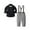Black, variant on Ohufall Toddler Boy Clothes!Newborn Clothes Winter Boys Long Sleeve Suspender Trousers Set Boys Sling Gentleman Party Clothes Formal Suit