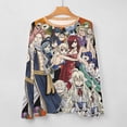 thumbnail image 5 of Fairy Tail Women’s Pajama Top 3D Digital Print Sleepwear Trendy Crewneck Pullovers Long Sleeve Shirts XL, 5 of 8