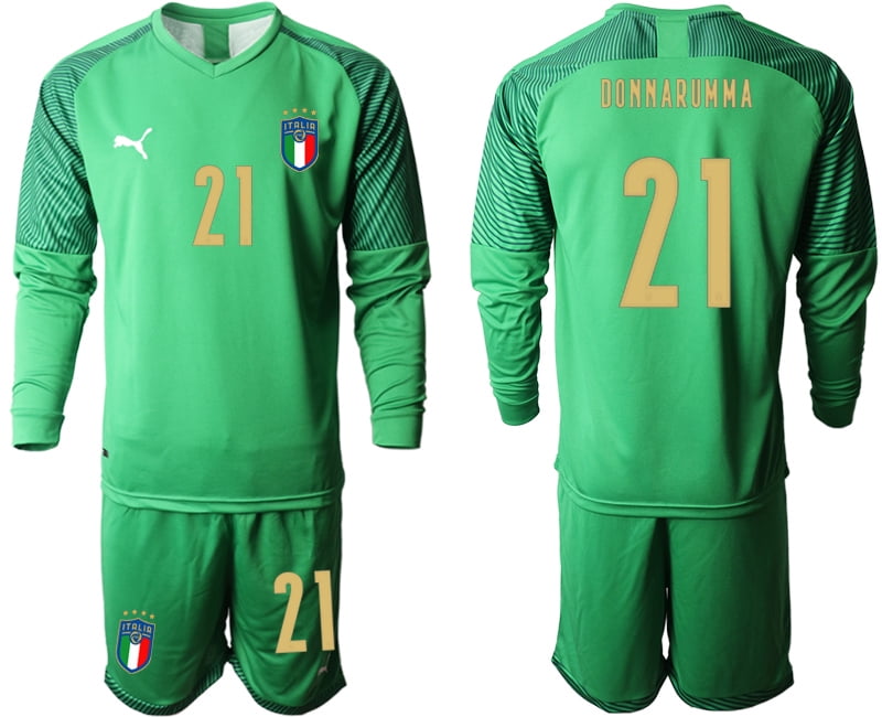 انواع البقر Men 2021 European Cup Italy home Long sleeve soccer jerseys رحلات كوم