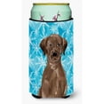 thumbnail image 1 of ""Caroline's Treasures Chocolate Labrador Invierno Decorativo Lata Hugger Alto Multicolor"", 1 of 1