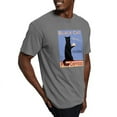 thumbnail image 4 of CafePress - Black Cat Coffee T Shirt - Mens Comfort Colors Shirt, 4 of 5